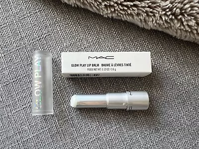 NIB Mac Cosmetics Glow Play Lip Balm - 450 Halo At Me .12 Oz/2.5g • $16