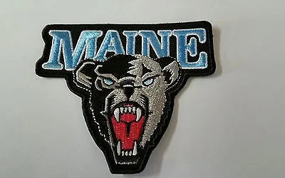 $6.99 • Buy U Maine University Of Maine Black Bears Vintage Embroidered Iron On Patch 