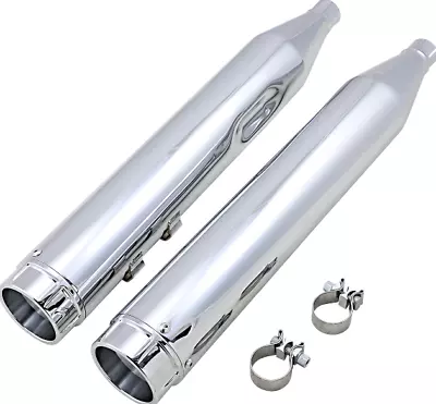 Vance & Hines Chrome Torquer 450 Slip-On Mufflers 4.5  Harley FLH 95-16 Touring • $634.95