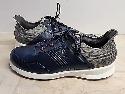 FootJoy DryJoy Stratos Men's Golf Shoes 11.5 Medium Style 50079 Navy • $94.50