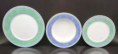 (3) Pc Villeroy Boch Switch 3 Costa (1) Dinner (1) Salad Plate (1) Soup Bowl Lot • $79.67