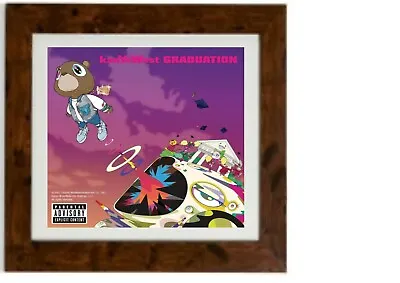 £21.27 • Buy Kanye West - Graduation Cover Framed Print Album Picture Art