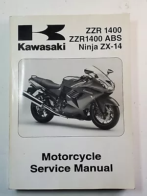 Kawasaki ZZR1400 Ninja ZX-14 2006 2007 99924-1362-02  Service Manual - OEM • £40.54