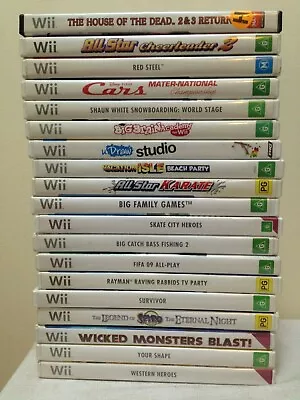 $24.99 • Buy Nintendo Wii Games PAL - CHOOSE YOUR OWN TITLE - Combined Post 