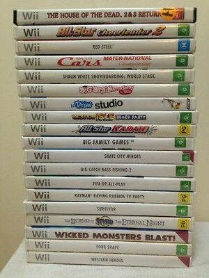 $24.99 • Buy Nintendo Wii Games PAL - CHOOSE YOUR OWN TITLE - Combined Post 