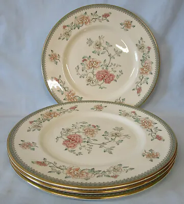 Minton Jasmine 1977 Dinner Plate 10 5/8  Set Of 4 • $79.89