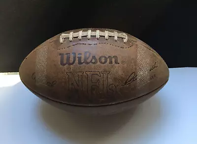 Vintage Wilson Official Leather Football Pete Roselle Commissioner Nfc Afc • $49.95