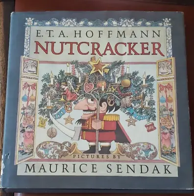 Nutcracker ETA Hoffman Maurice Sendak Signed Hoffman Christmas Book 1984 • $124.99