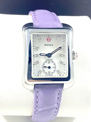 Michele Diamond  Watch With Mother Of Pearl Dial In Excellent Cond.. • $595