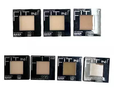 Maybelline Fit Me Set & Smooth Foundation (0.3oz / 9g) NEW YOU PICK • $14.99