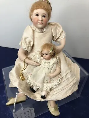 9” Marie Massey Pair Of All Porcelain Artist Dolls Beautifully Hand Painted #SA • $145