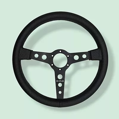 9HAUS Steering Wheel Perforated Leather 350mm - MOMO Prototipo Form Factor • $169