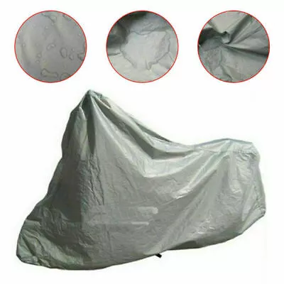 Waterproof Motorcycle Cover Street Bikes Protective Dust Cover Outdoor Indoor CN • $15.42