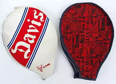 2 Vintage Tennis Racket Head Covers Free Shipping • $21.99