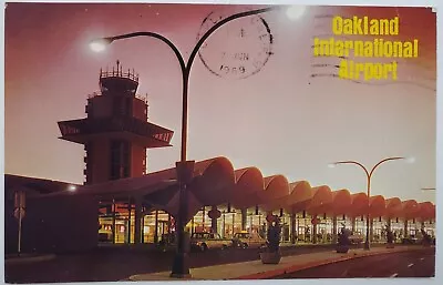 Oakland CA Oakland International Airport Vintage Chrome Postcard M54 • $7.95