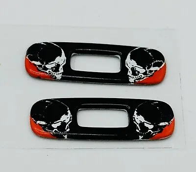 New Oakley Gascan Sunglasses Skull Replacement Icons Logo Rare Set Of 2 Black • $19.99