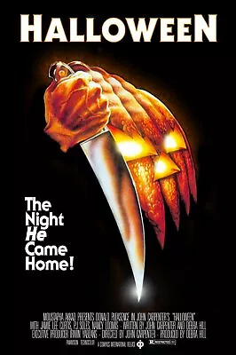 1978 Halloween Movie Poster Print Michael Myers Laurie Strode Horror 🎃🔪🎃 • $7.97