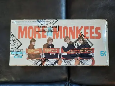 More Of The Monkees 1967 Donruss Full Wax Pack Box BBCE  Nice Looking Box! • $839