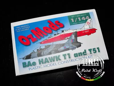 Ozmods 1/144 BAe Hawk T.1 (inject. Moulded Decals) #OZOMKIT14411 • $16