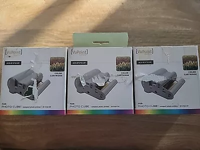 VuPoint ACSIPP10VP Photo Cube Color Cartridge Ink - Lot Of 3 • $49.99