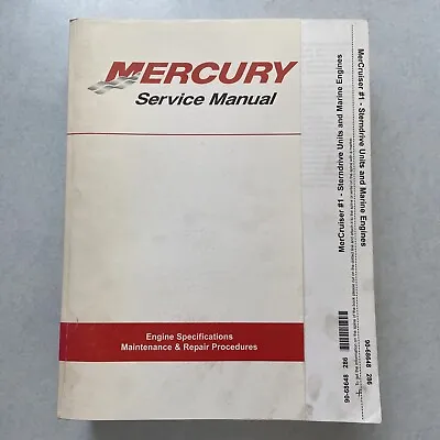 Mercury Service Manual Book Set #1 Sterndrive Sections 1-9 P/N 90-68648 • $66