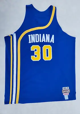 1972-73 Mitchell & Ness Indiana Pacers George McGinnis Blue Jersey Size 56 • $64.90