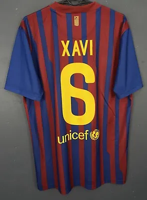 Xavi #6 Mens Fc Barcelona 2011/2012 Soccer Football Shirt Jersey Maillot Size M • $113.99