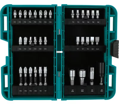 Makita 35 Piece Impact Xps Bit Set W/case E-01666 90x Longer Machine Tips New!!! • $24.95