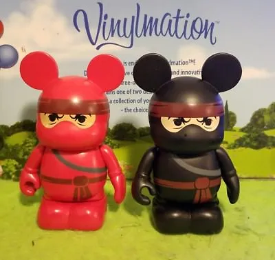 DISNEY Vinylmation 3  Park Set 1 Urban Redux Ninja Lot Red Variant  • $14.99