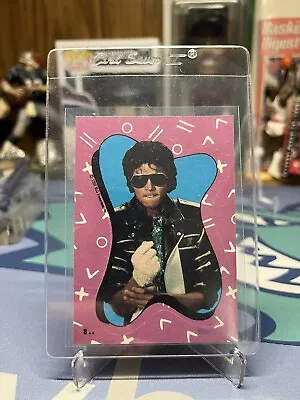 1984 Topps Series 1 Micheal Jackson #8 Sticker Card Bad “Rookie” • $49.99