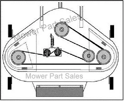 Countax & Westwood Cutter Belt Fits 36  Ibs Deck C300h C300m C30h 22869800 • £24