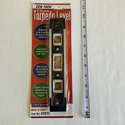 9  Magnetic Torpedo Level Straight Level Plumb Line Shelving Tool NEW • $3.79