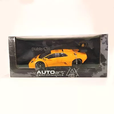 AUTOart 1:18  2001 Lamborghini DIABLO GTR - ORANGE • $200