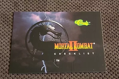 1994 Classic Mortal Kombat II 80 Trading Card Set W/plastic Sleeves NM/M • $70