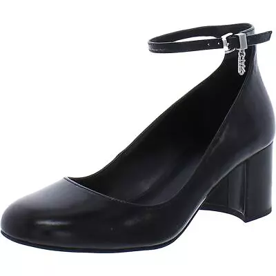 MICHAEL Michael Kors Womens Black Ankle Strap Shoes 5.5 Medium (BM) BHFO 9833 • $34.99