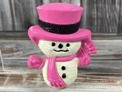 70s VTG (B28) Avon Fragrance Glace Pin Pal - Wee Willy Winter Snowman -Christmas • $14.24