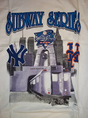 2000 New York Yankees/new York Mets Subway Series Tshirt Free Shipping • $17.99