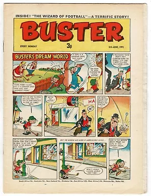 £1 • Buy Buster Comic 14th Nov 1970 Chalky X-Ray Specs Ivor Lott Leopard Lime St