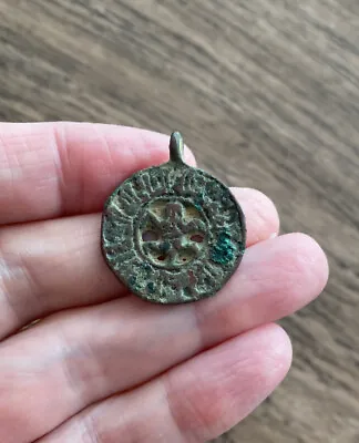 £80 • Buy Middle Ages. 12th-14th Cenury. Bronze Pendant.