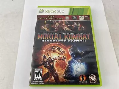 Mortal Kombat Komplete Edition Game Disc & Case (Microsoft Xbox 360 2012) • $18.99