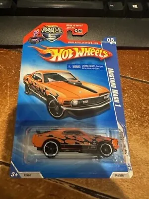 2009 Hot Wheels Rebel Rides Mustang Mach 1 #144 Orange (Battle Force) • $3.50