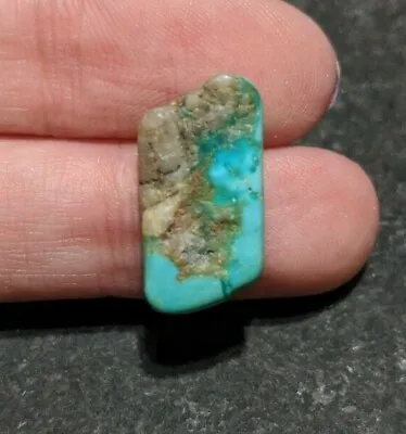 Old Stock Hachita Turquoise Rough 7.45 Ct. Purchased From Zuni Res. • $27.05