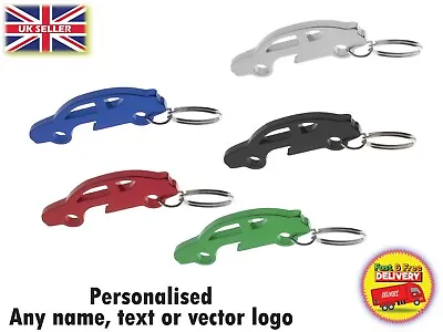 Bottle Opener Keyring Car Shape Engraved Gift Present Father`s Day Daddy Lorry • £3.49