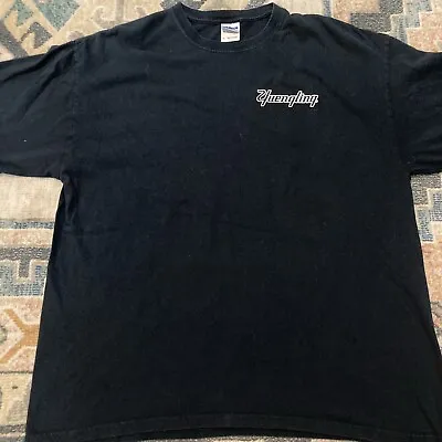 Yuengling Bock Beer Black Short Sleeve T-Shirt Vintage Y2k  Adult XL • $18.90