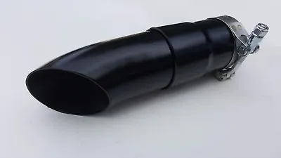 39 MM ID CUSTOM UNIVERSAL SHORTY YORK MOTO GP STUBBY Slip On MUFFLER (NEW) BLACK • $54.99