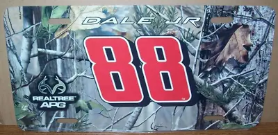 Dale Earnhardt Jr #88 Realtree Camo R&r Nascar Metal License Plate • $7.95