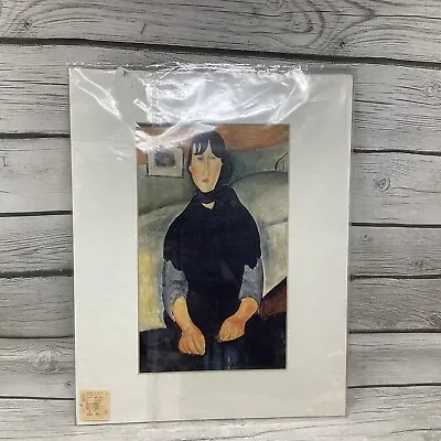 Modigliani Amedeo Young Woman Of The People Oil Painting 2002 • $56.07