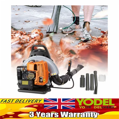 £107.35 • Buy 65cc 2Stroke Petrol Backpack Leaf Blower Commercial Garden Yard Sweeper Blower