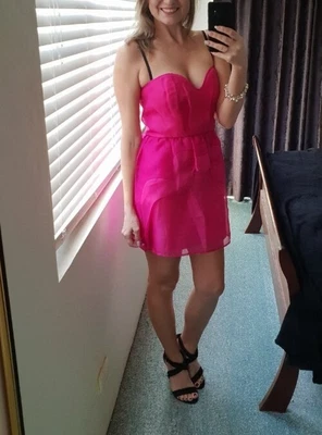 $35 • Buy Alice McCall Pink Silk Dress Size Aus12