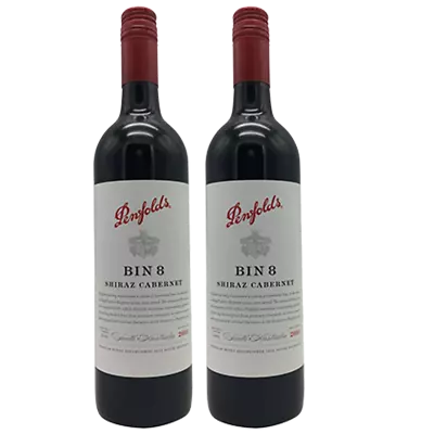 Penfolds Bin 8 Cabernet Shiraz 2018 750ml X 2 Bottle • $109